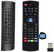 Voice MX3 Air Mouse Mini Tastiera Telecomando Wireless, Mouse Fly Multifunzione 2.4G con Maniglia di Gioco Rilevamento di Movimento per Android Smart TV Box, 3-Gyro e 3-Gsensor, HTPC Mini PC, PS3/4