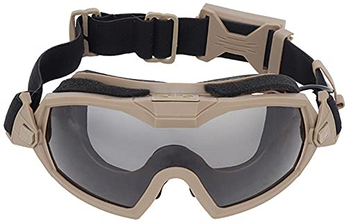 ACEXIER Tactical Airsoft Paintball Schutzbrille Verstellbarer Atemregler Brillen Set Winddicht Anti-Fog