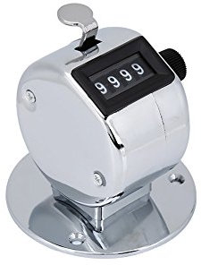 Ejoyous Handz?hler, Mechanischer Handz?hler 4-stellige Handz?hler Counter Klicker Handz?hler Metallgeh?use Tally Clicker Counter mit Montagefu? f¨¹r Ports Games, Fidget