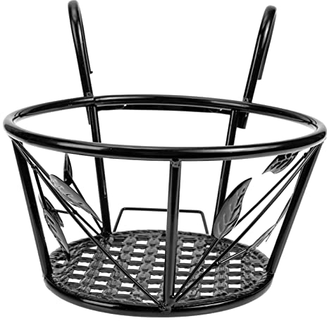 Cabilock Regal Für Blumentöpfe Geländer Topfpflanze Blumentopfhalter Für Den Balkon Regalhalterungen Geländer Blumenkörbe Balkon Runde Pflanzenkörbe Eisen Hängendes Geländer Metall