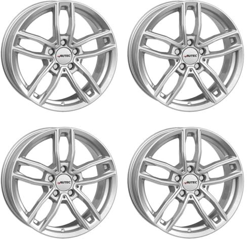 4x Llantas AUTEC MERCADOR 7.5x17 ET42 5x112 Brillantsilber