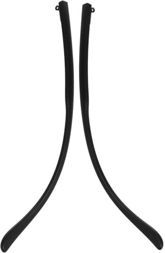 TOVINANNA Metallbrillen-Ersatzarme Brillenersatz-Bügel Schwarze Brillen- Beine Universal-Brillen- Beine Brillengestell Bügel-Zubehör 13 8 Cm