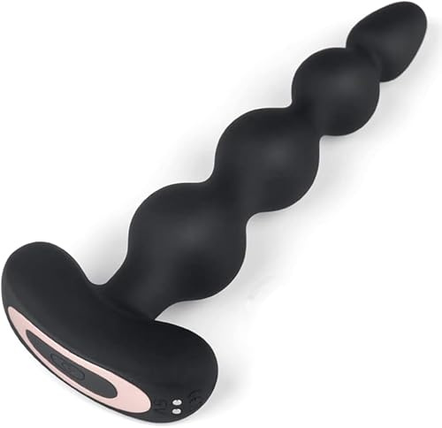 Perline anali vibranti in silicone di alta qualità, impermeabili, 9 modalità di frequenza, ricaricabili tramite USB, massaggiatore per la prostata per uomini e donne, stimolazione del punto G e del