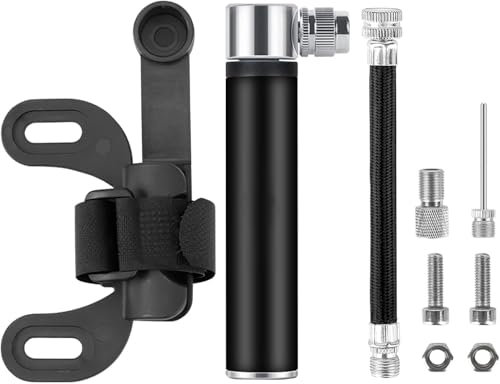 Mini Pompa Bicicletta - Pompa Bici Portatile 120 PSI - Compatibile con Valvola Presta/Schrader - Accessorio Leggero e Resistente per MTB, Corsa, Strada, Palloni