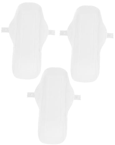 WEKAMOS 3 Stück-pack Waschbare Damenbinden 270mm aus Baumwolle Auslaufsicher Wiederverwendbar Komfortabel für Menstruation und Alltag
