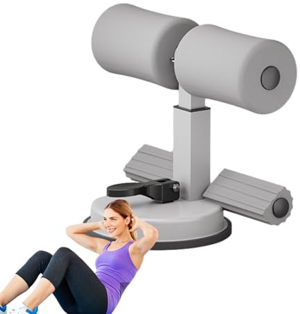 Support de pied pour sit-up, barre d'entraînement pour sit-up, avec double ventouse, support de pied réglable, appareil portable pour abdominaux, appareil d'entraînement professionnel pour la salle de