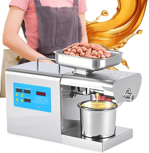 Pressa Per Olio Automatica, Per Estrazione A Caldo E A Freddo Di Olio Di Arachidi, Pressa Per Olio Di Oliva, Sesamo E Semi Di Lino, Espulsore Di Olio Biologico, A Temperatura Controllata