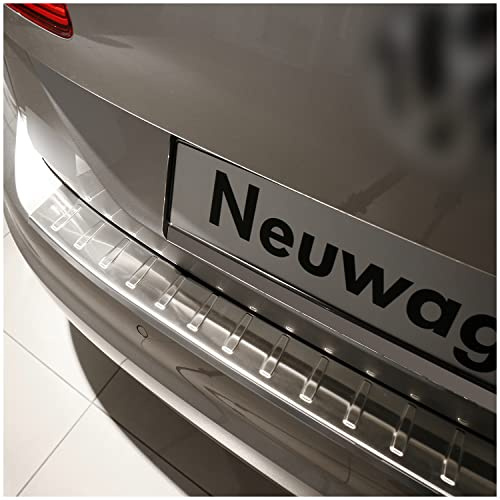 tuning-art Ladekantenschutz passend für VW Golf Sportsvan 2014-2017 | Passgenau mit Abkantung Reinigungstuch Montageanleitung Rostfrei vormontiertes Spezialklebeband