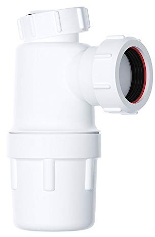 1½ Waste Basin Bidet Urinal Bottle Trap 75mm Seal Bathroom Basin Sink WTBT4076