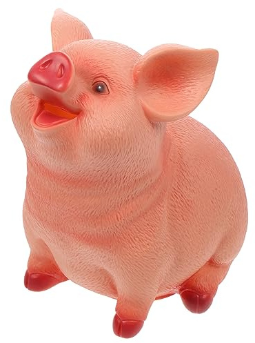 VOSAREA Sparschwein Kinder groß - Schwein Spardose 20x15 cm Sparschwein mit openin - Münzschwein aus Harz unzerbrechlich Münze Einsparungen für Geburtstagsgeschenk Mädchen Jungen