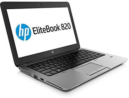 HP EliteBook 820 G2 - PC Portable - 12.5'' - (Core i5-5200U / 2.20 GHz, 8Go de RAM, Disque SSD 128Go SSD, WiFi, Windows 10, AZERTY Clavier) Modèle très Rapide (Reconditionné)