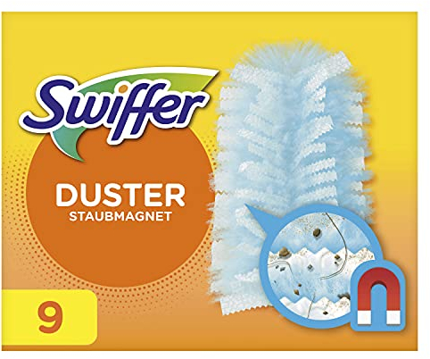 Swiffer - Duster Trap & Lock Nachfüllpackungen x9 mit einem Duft von Ambi Pur, fängt Staub auf und hält ihn fest