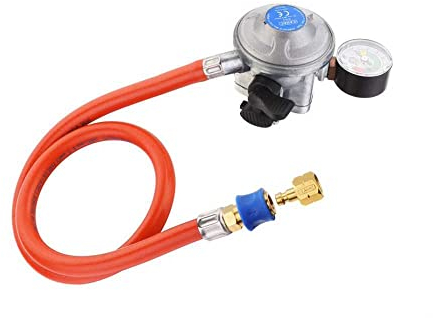 Cadac 37Mbar Lp Propane Clip-On Regulator With QR Coupling Silver