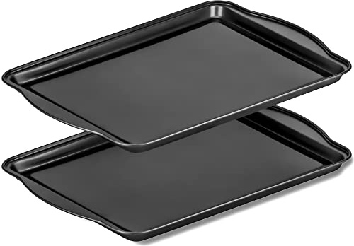 DecorRack 2-pack non-stick bakplåtspapper, 35 x 25 cm gelé rulle panna och kakform, slitstarka bakredskap för ugn (paket med 2)