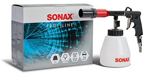 SONAX PowerAir Clean (1 Stück) druckluftbetriebene Saugbecherpistole für die Innenraumreinigung von Fahrzeugen | Art-Nr. 04958410