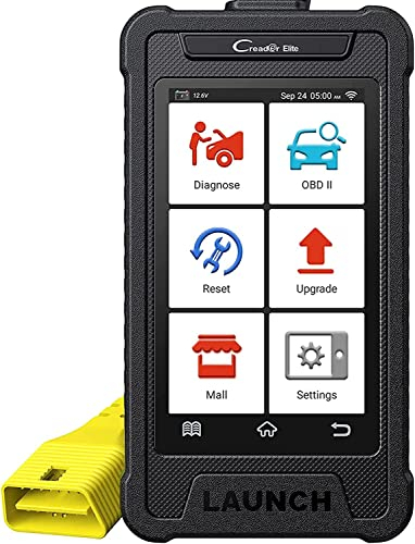 LAUNCH Creader Diagnosegerät CRP, bidirektionaler Auto Diagnosegerät, OBD2 Diagnosegerät für alle Systeme, über 100 Neulernvorgänge und Zurücksetzungen in optionaler 56 Autosoftware
