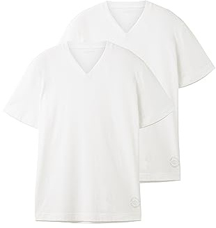TOM Tailor 1048394 Camiseta Hombre (Pack de 2)