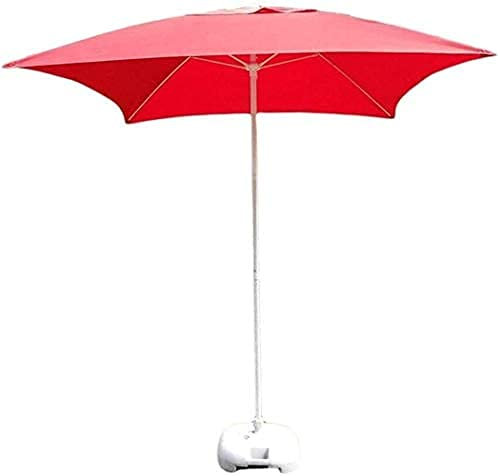 Sonnenschirm Regenschirm Gartenschirme 2M/6.6' Außenterrasse Quadratischer Gartentisch Regenschirm, Für Außenhof, kommerziellen Veranstaltungsmarkt am Strand, Swimmingpoolseite good
