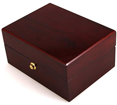 BONOOL Schmuckschatullen aus Holz, Aufbewahrungsbox für Uhren, die hochwertige Schmuckschatulle mit großem Fassungsvermögen für Damen
