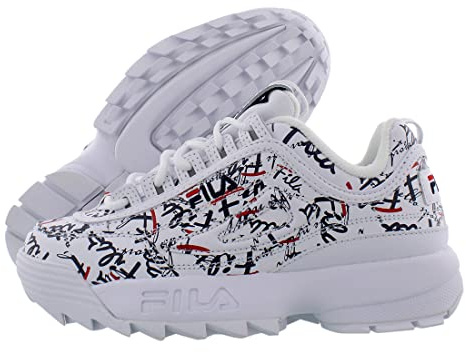 Fila - Scarpe da ginnastica Ray Tracer 2 Nxt da uomo bianco/blu marino/rosso 8.5