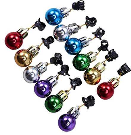 DECHOUS 24stücke Bart Weihnachtskugeln Ornamente mit Bart Weihnachtskugeln Weihnachtsschmuck für Weihnachtsdekoration Zufälliger Stil