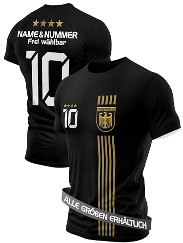 IIIII20Fo7IIIII Kindergeburtstag Fussball Geschenke Jungen Jahre - Trainingsanzug Kinder Fußball Trikot mit Sporthose kurz für Jungs - Deutschland Fanartikel - T Shirt Sport Set