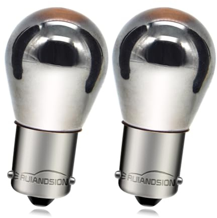 Ruiandsion 2 Stück BA15S P21W 1156 21W Halogenlampen, Bernstein Gelb, Ohne Polarität