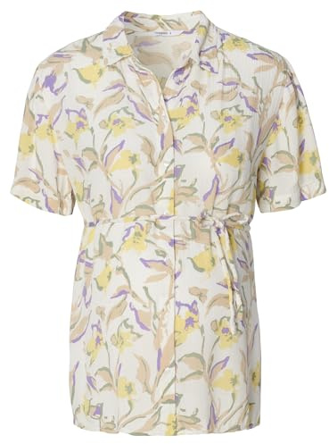 Noppies Maternity Morena Nursing Blouse kortärmad, Stort blomtryck – N349, XL
