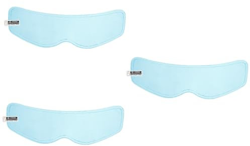 Beatifufu 3pièces Film De Pluie pour Casque De Film Antibuée Et Sécurité pour Cyclisme Accessoire pour Visibilité Conditions Météorologiques Difficiles