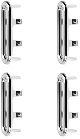 Anello di scarico | Anello di trabocco per lavello | Anello di scarico per lavello da cucina, 4 anelli per tappo di troppopieno per lavabo da bagno, tappo di scarico del del bagno per lo