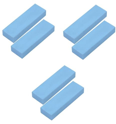 MAGICLULU 6pcs Erasable Kitchen Cleaning Brush Stain Remover Brush for Pans Limescale Eraser Scrub Dish Scrubber Kitchen Supplies