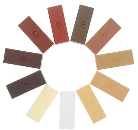 NULYLU Laminate Floor Repair Kit 11 Colors Vinyl Wood Furniture Repair Wax Hardwood Floor Scratch Remover Floor Wax Blocks Linoleum Floor Wax Scratch Repair
