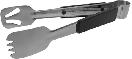 Le Buffet Samuel Groves Black Serving Tongs 23.7cm Stainless Steel, Dishwasher Safe, Heat-Resistant Handle, Catering/Buffet Tongs, Premium Kitchen Utensils, Catering Utensils