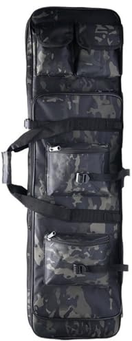 Gewehrtasche 2 langwaffen,Lange Jagdtasche,Wasserdicht Taktischer Doppelgewehrkoffer, Jagdtasche für Luftgewehr, mit Justierbarem Schultergurt für Langwaffen Luftgewehr Gewehr