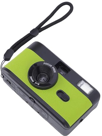 Jectse Appareil Photo Argentique 35 Mm Vintage. Expérience Simple avec des Films Noir et Blanc et Couleur. Options de Couleurs élégantes pour Une Narration Unique (Vert Noir)