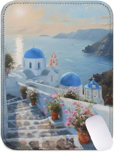 Alfombrilla Ratón Mar Alfombrilla Escritorio Impermeable, 400 x 300 mm Mini Mouse Pad Planta Aprotector Escritorio Antideslizante, Mousepad para Ratón Inalámbrico, Viajes, Oficina, Portátil J2-108