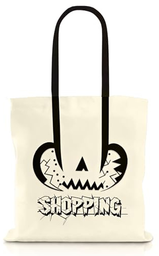 Leseogye Witzige Geschenk Einkaufstaschen, Shopping Sack mit Lustigen und Schönen Motiven, Jutebeutel Bedruckt, Canvas Shopping Bag, Stoffbeutel Bedruckt, Lustige Geschenke für Männer und Frauen