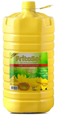 FritoSol Olio di Semi Raffinato per Fritture Professionali, 10 Litri