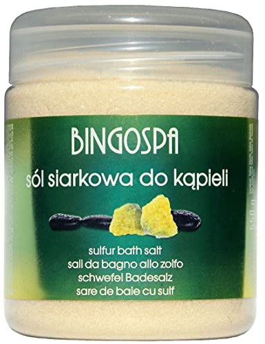 Sale di zolfo per infiammazione della pelle e callo - 550g BINGOSPA