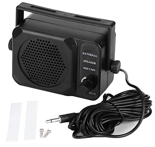 KIMISS Autoradio Mini Externer Lautsprecher Funkgerät CB HF VHF UHF Transceiver Autozubehör NSP-150V