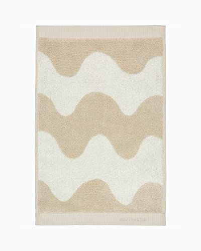 Marimekko - Toalla de Invitados Lokki de algodón de Rizo (Beige)