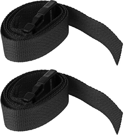 chiwanji 2pcs 1m 25mm Golf Trolley Gurtbänder/Gepäck Zurrgurte Seil, Schwarz