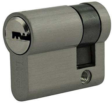 1x Halbzylinder 40 mm 30/10 mm verschiedenschließend +6 Schlüssel