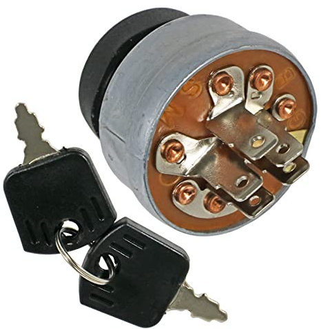 SPARES2GO Ignition Switch compatible with Stiga Estate 20 22 Royal Ride on Lawnmower
