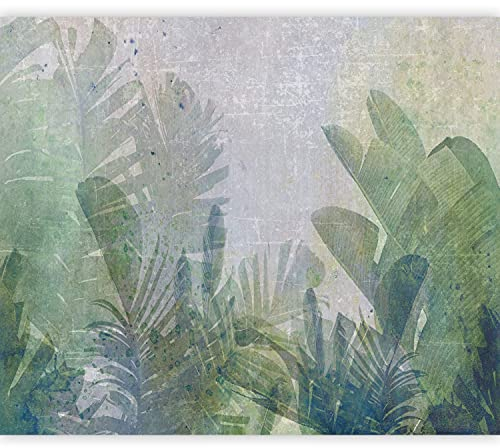 murando Fototapete Premium-Vlies Blätter 350x256cm Foto Tapete Schlafzimmer Wohnzimmer Vliestapete XXL Wandtapete Motivtapeten Bildtapete 3d Effekt Wand Dekoration tropische Natur Dschungel Botanik