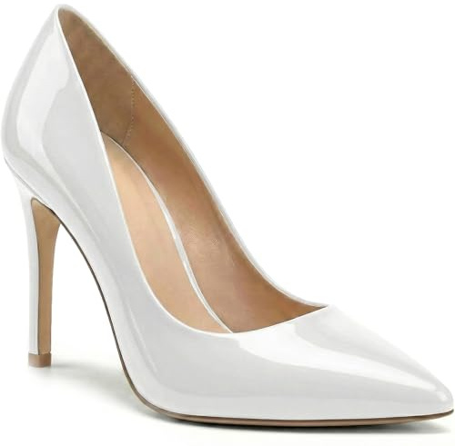 Women’s High Heel Pointed Toe Court Shoe Stiletto Heel Pumps Party Evening Prom Wedding Bridal Ladies Shoes