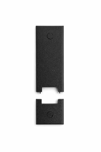 Rolladengurt Abdeckung Lochabstand 135 mm Schwarz Strukture, Gurtwickler Abdeckung Montage ohne Gurtausbau, DIY