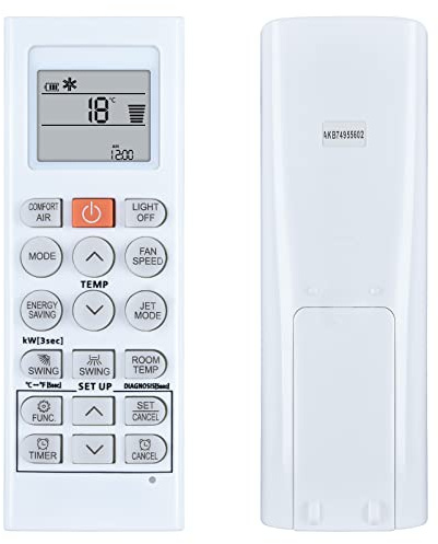 Per climatizzatore LG AKB74955602 Telecomando universale per condizionatore d'aria LG Telecomando di ricambio compatibile AKB74955603 AKB74955604 AKB74955605 AKB74955615 AKB74955617