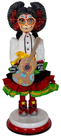 Kurt Adler Hollywood Nutcrackers™ Day of the Dead Girl Nussknacker, 40,6 cm