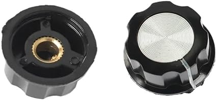 1 Set Potentiometerknopf-Kit MF-A03 Wählknopf mit Bakelit-Knopf mit Skalenplatte Blattskala Digitales Potentiometer-Set
